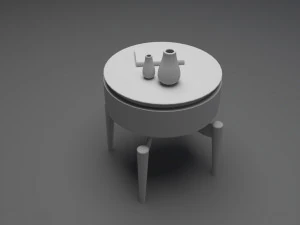Modern Nightstand 3D Model