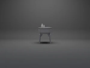 Modern Nightstand 3D Model