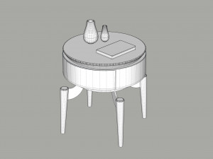 Modern Nightstand 3D मॉडल