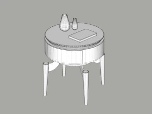 Modern Nightstand 3D Model