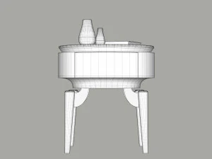 Modern Nightstand 3D Model