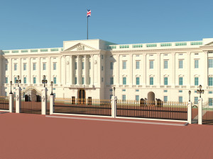 Buckingham Palace Modelo 3D