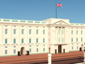 Buckingham Palace Modelo 3D