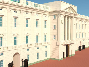 Buckingham Palace Modelo 3D