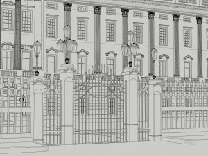 Buckingham Palace Modelo 3D