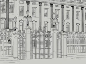 Buckingham Palace 3D Model