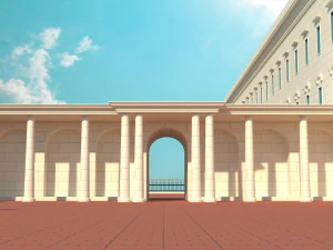 Buckingham Palace 3D Model