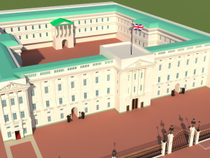 Buckingham Palace Modelo 3D