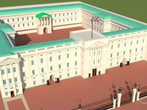 Buckingham Palace 3D Model