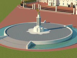 Buckingham Palace 3D Model