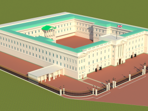 Buckingham Palace Modelo 3D