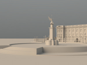 Buckingham Palace Modelo 3D