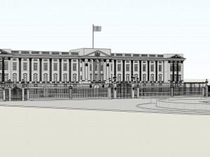 Buckingham Palace Modelo 3D