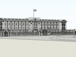 Buckingham Palace 3D Model