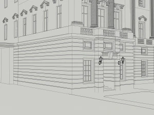 Buckingham Palace 3D Model