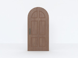 Vintage Wooden Door 3D Model