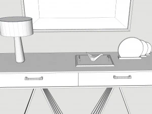 Console table 3D Model