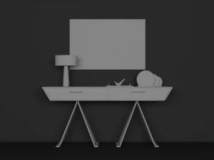 Console table 3D Model