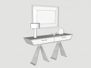 Console table 3D Model