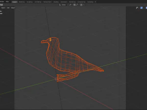 Ardenna grisea 3D Model