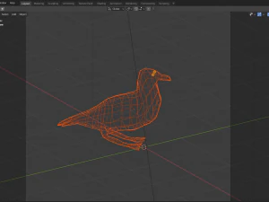Ardenna grisea 3D Model