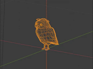 Great Horned Owl 3D Model