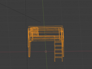 Perch Loft Bed 3D 模型