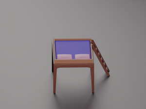 Perch Loft Bed 3D 模型