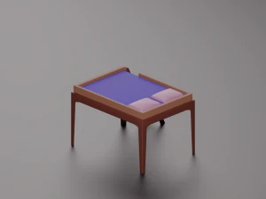 Perch Loft Bed 3D Model