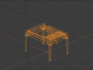 Perch Loft Bed 3D 模型