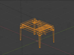 Perch Loft Bed 3D Model
