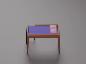 Perch Loft Bed 3D Model