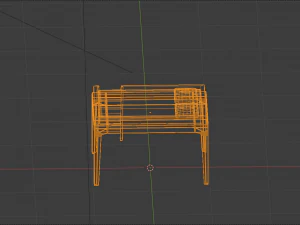Perch Loft Bed 3D Model