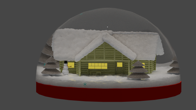 Snowball 3D Модель .c4d .max .obj .3ds .fbx .stl .blend 