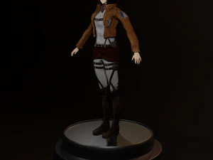 Mikasa Ackerman 3D Model