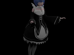 Rem from ReZero 3D Model