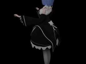Rem from ReZero 3D Model
