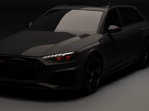 Audi RS4 Modello 3D