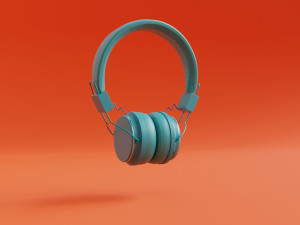 Headphone Collection in 3 colors Modelo 3D