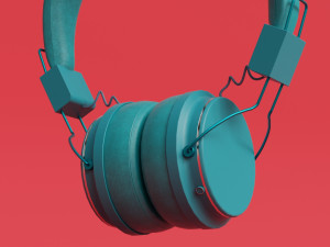 Headphone Collection in 3 colors Modelo 3D