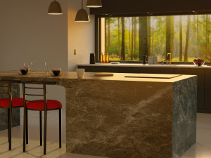 Modern kitchen interior Model 3D