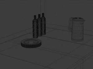 Modern kitchen interior 3D Model