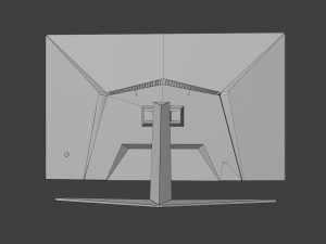 Low-poly Computer Monitor by Nikdox Low-poly 3D Модель