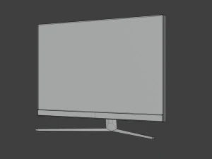 Low-poly Computer Monitor by Nikdox Low-poly 3D Model