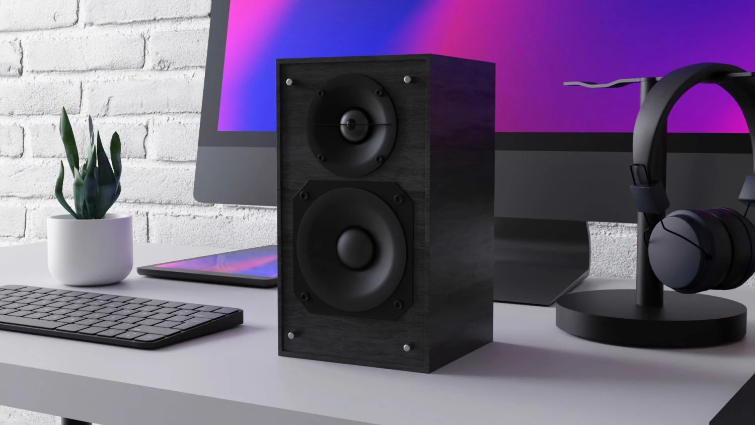 Computer speakers Edifier R33BT 3D Model .c4d .max .obj .3ds .fbx .stl .blend 