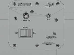 Computer speakers Edifier R33BT Modelo 3D
