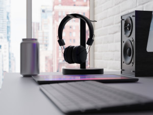 Modern Computer Setup Modello 3D