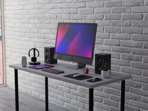 Modern Computer Setup 3D Model