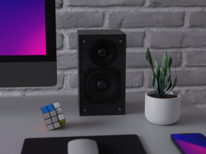 Modern Computer Setup Modello 3D