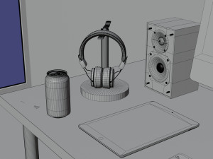 Modern Computer Setup Modello 3D